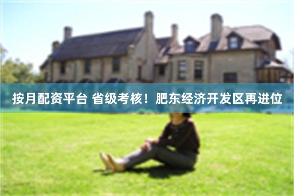 按月配资平台 省级考核!肥东经济开发区再进位