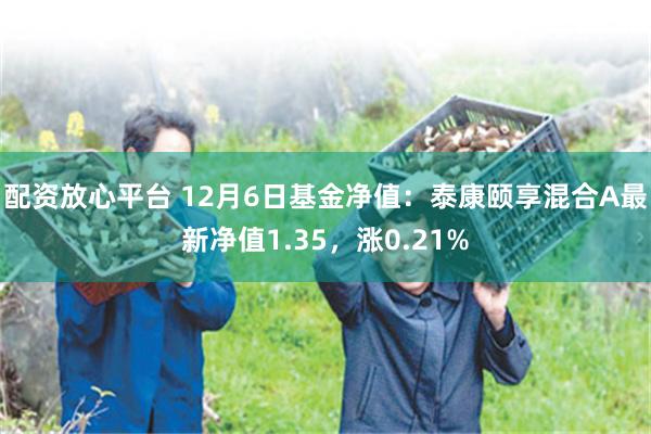 配资放心平台 12月6日基金净值:泰康颐享混合A最新净值1.35,涨0.21%
