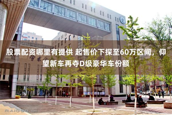 股票配资哪里有提供 起售价下探至60万区间,仰望新车再夺D级豪华车份额